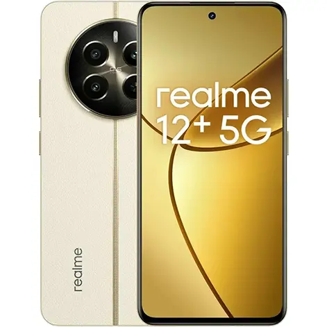 REALME Telefon Mobil Realme 12+, Procesor Mediatek Dimensity 7050 Octa-Core, AMOLED 6.67, 8GB RAM, 256GB Flash, Camera Tripla 50 + 8 + 2 MP, Wi-Fi, 5G, Dual SIM, Android, Bej