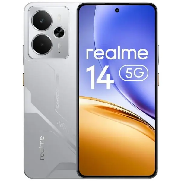 REALME Telefon mobil Realme 14, 5G, 12GB RAM, 256GB, Dual SIM, Argintiu