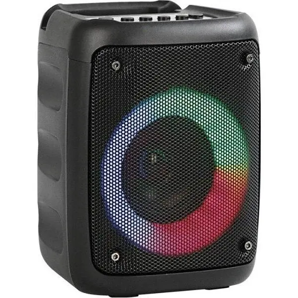 Rebeltec Boxa portabila Rebeltec STAGE 180, 18 W, Bluetooth, LED multicolor, Autonomie 7 ore, Negru