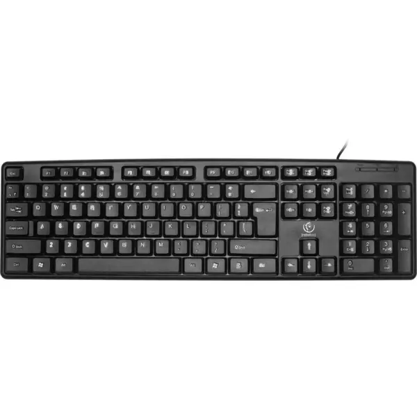 Rebeltec Tastatură USB cu fir Rebeltec Uno, neagră