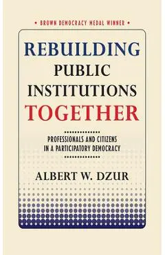 Rebuilding Public Institutions Together: Professionals and Citizens in a Participatory Democracy - Albert W. Dzur