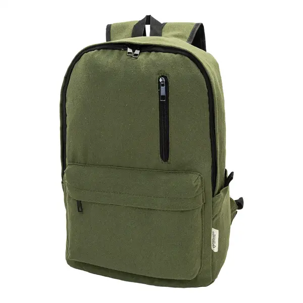 Recabak Rucsac din pânză reciclată - verde