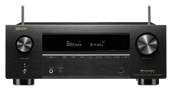 Receiver Denon - AVR-X2800H, negru
