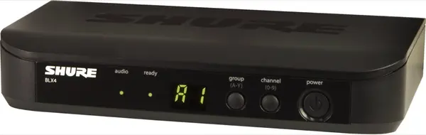 Receiver wireless Shure - BLX4E-H8E, negru