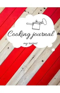 Recipe Book to Write in, Cooking Jurnal Notes, 102 pages, 8.5x11 - Pablo Cook