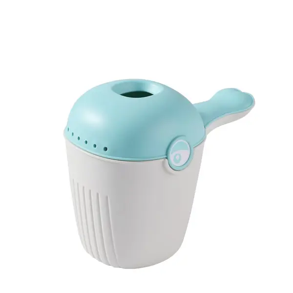 Recipient clatire sampon pentru copii KikkaBoo Agua GreenMint,maner ergonomic,material PP de inalta calitate,margini rotunjite,varsta recomandata 6 luni+