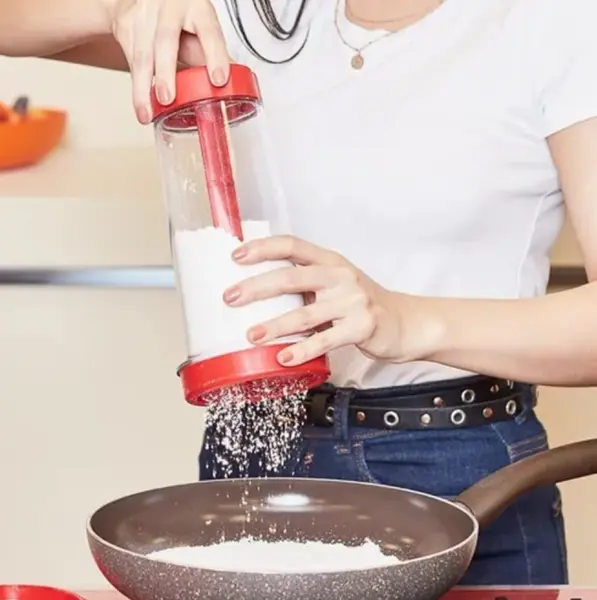 Recipient cu dozator pentru faina, zahar, malai SIEVES