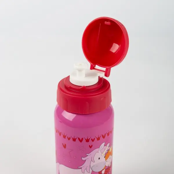Recipient pentru apa din otel inoxidabil Pinky Queen cu unicorn Sigikid