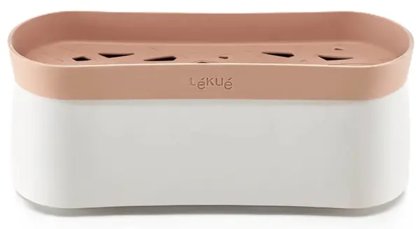 Recipient pentru gătit paste în cuptorul cu microunde Lekue - Quick, cu strecurătoare, 1,5 l