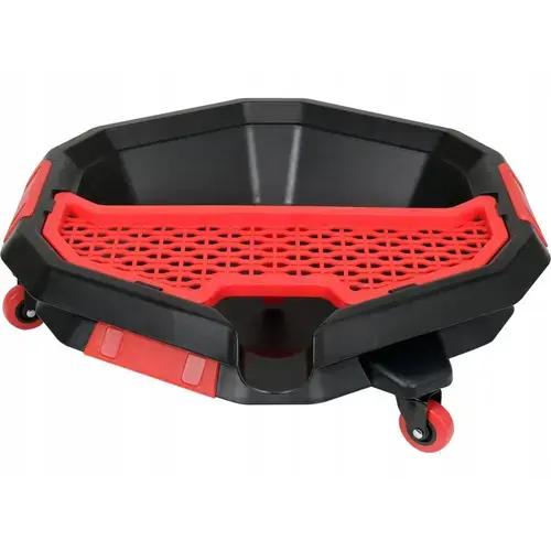 Recipient pentru scurgerea uleiului Yato YT-06992, 8L, cu tava pentru unelte, 470x137mm, 3 roti