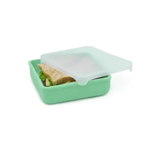 Recipient silicon pentru sandwich MELII Luxe, 790ml, Verde