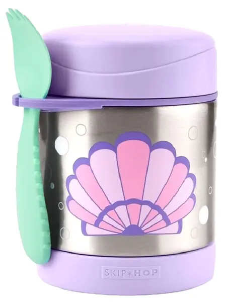 Recipient termoizolant pentru mâncare Skip Hop Spark Style - 325 ml, scoică