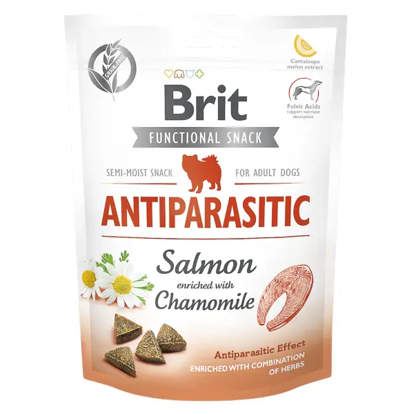 Recompense caini Brit Care Dog Snack Antiparasitic Salmon 150 g 150g