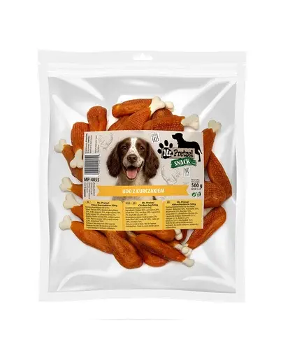 Recompense câini pulpă de pui MR. PRETZEL 500 g