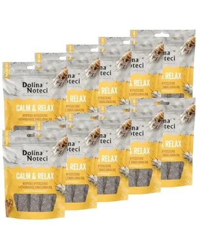 Recompense calmare câini pachet economic 10x100 g DOLINA NOTECI Smart Chews