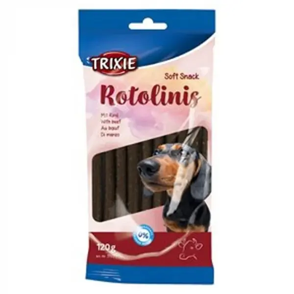 Recompense pentru caini Rotolinis cu vita 12 buc 120 gr