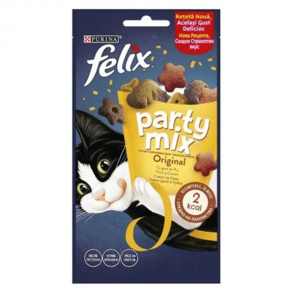 Recompense pentru pisici Felix Party Mix Original Mix 60 gr