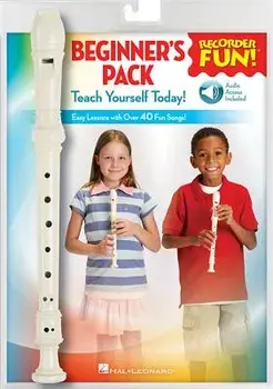 Recorder Fun! Beginner's Pack with Flute: Teach Yourself Today - Easy Lessons with Over 40 Fun Songs!, Paperback/Hal Leonard Corp