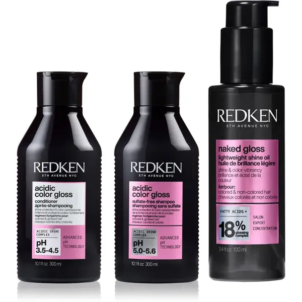 Redken Acidic Color Gloss set pentru protecția culorii