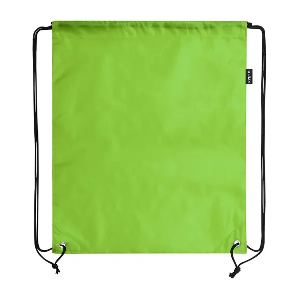 Redraw rucsac drawstring, material reciclat RPET - verde lime deschis