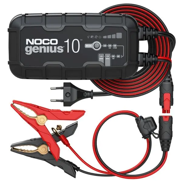 Redresor Noco Genius 10 auto/moto 6V/12V 10A pentru acumulatori maxim 230A Plumb-Acid AGM GEL VRLA Litiu