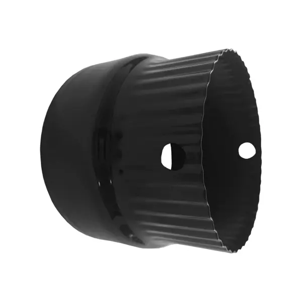 Reductie burlan emailat soba 120-130 mm Negru