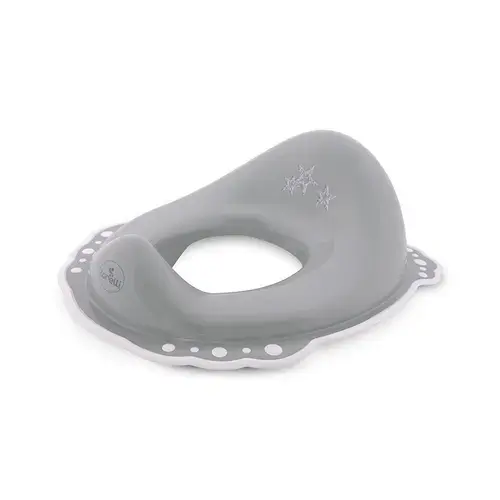 Reductor anatomic de toaleta LORELLI Little Stars Grey, greutate maxima 30 kg, picioruse silicon, structura anti-stropire