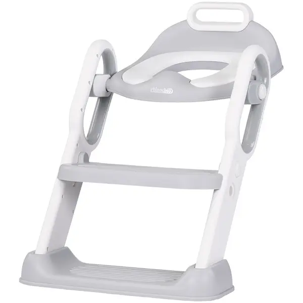 Reductor toaleta cu scara Chipolino Flippy grey