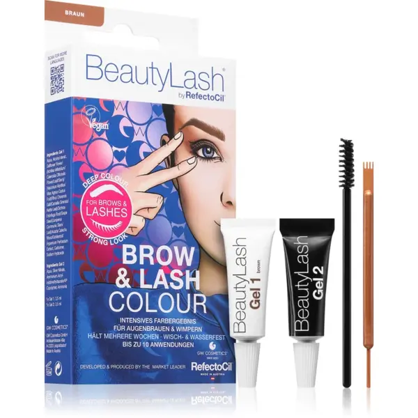 RefectoCil BeautyLash Brow & Lash Colour culoare pentru sprancene pentru gene și sprâncene culoare Brown 1 buc