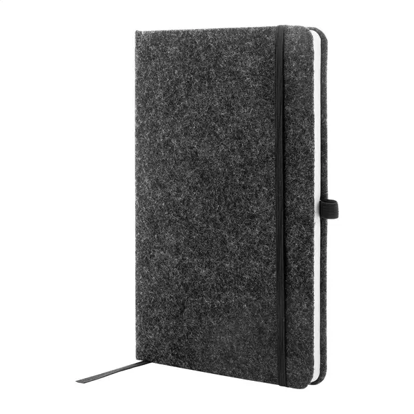 Refelt Note A5 carnet din fetru, RPET - gri închis