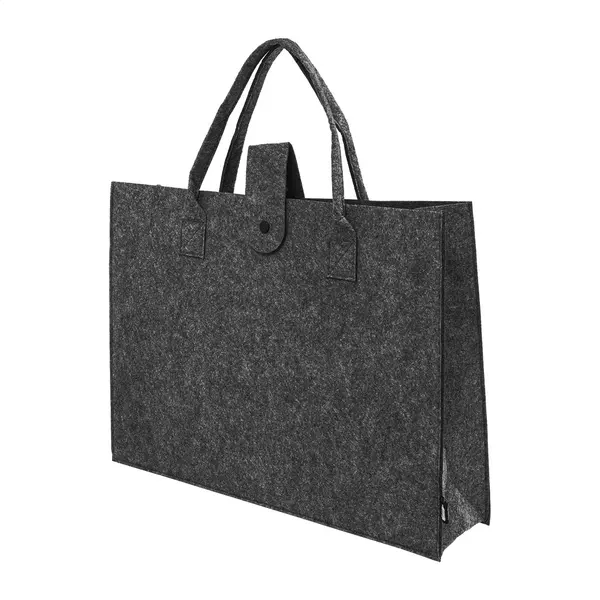 Refelt Shop Lux Sacoșă de cumpărături, RPET - gri închis