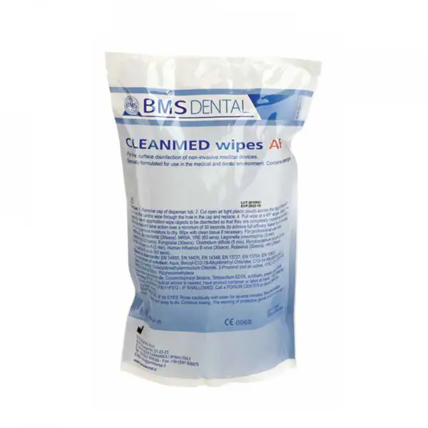 Refill 200 servetele dezinfectante pentru suprafete, BMS Dental, fara alcool
