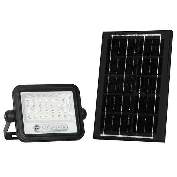 Reflector cu incarcare solara 50w 700lm 7in1 - negru, SKU-24082