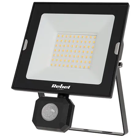 Reflector Led 50w 4000k Proiector Cu Senzor de Miscare 230v Rebel URZ3617