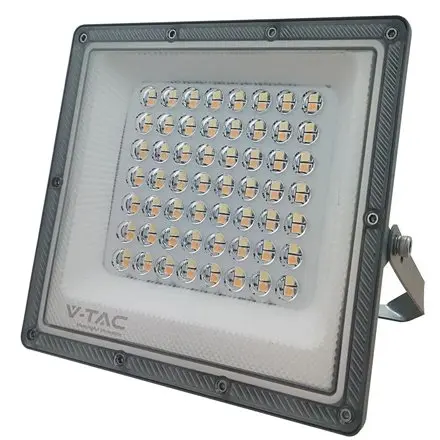 Reflector LED SMD 50W 3IN1 IP65 cablu - gri V-TAC SKU-23614
