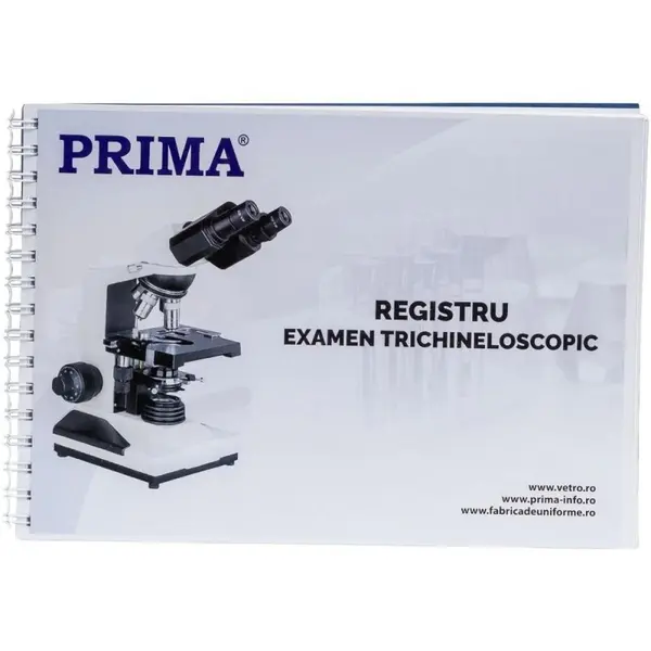 Registru Examen Trichineloscopic, Prima, A4, 100 File