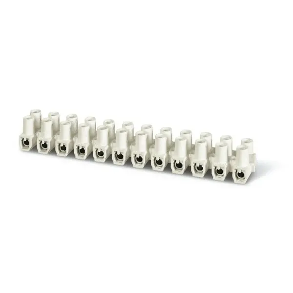 Regleta de conexiune, Clema pe Sir T85 35mm Alb