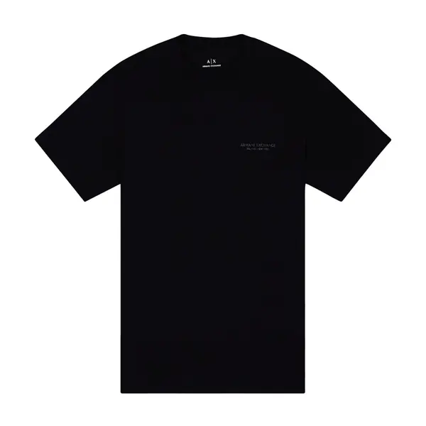 Regular fit t-shirt in cotton jersey black L