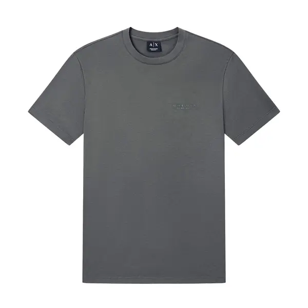 Regular fit t-shirt in cotton jersey grey M