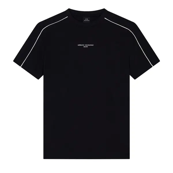 Regular fit t-shirt with contrasting piping Xs