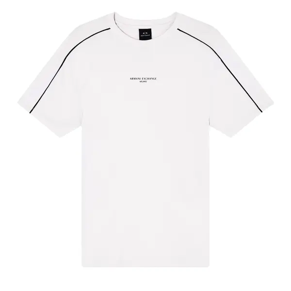 Regulat fit t-shirt with contrasting piping Xs