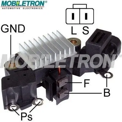 Regulator, alternator MOBILETRON VR-H2000-45