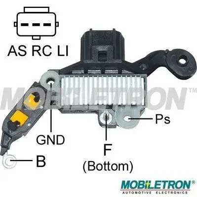 Regulator, alternator MOBILETRON VR-VN001