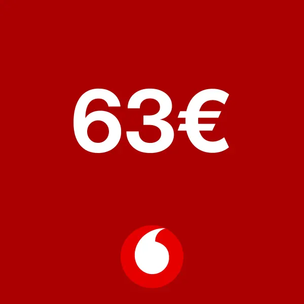 Reincarcare Vodafone 63 Euro