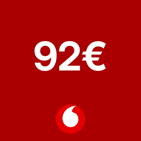 Reincarcare Vodafone 92 Euro