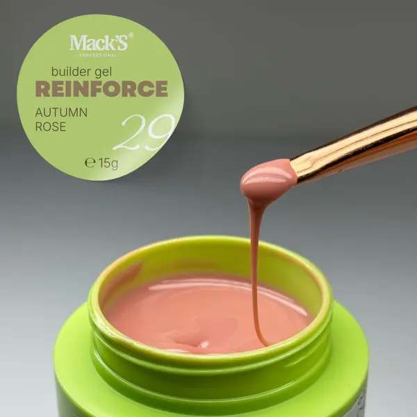 Reinforce Builder Gel Autumn Rose 29/15g Macks - REBGTD-15
