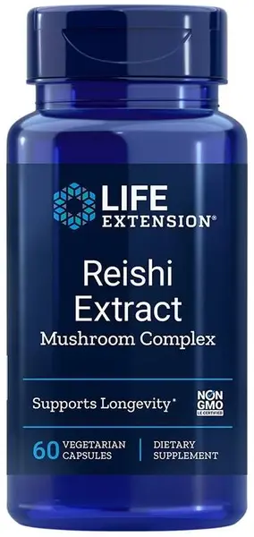 Reishi Extract Mushroom Complex, 60 vege capsule, Life Extension