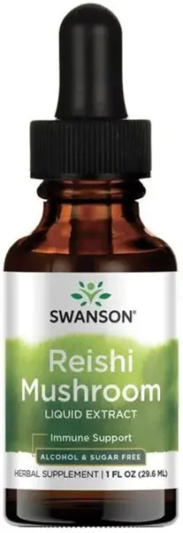 Reishi Mushroom Liquid Extract, 29.6 ml, Swanson