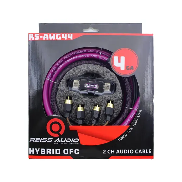 Reiss Audio RS-AWG44 - Kit Cabluri Alimentare 4 AWG pentru Amplificator