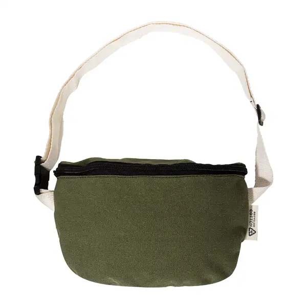Rekan Hip Geantă din pânză reciclată - verde